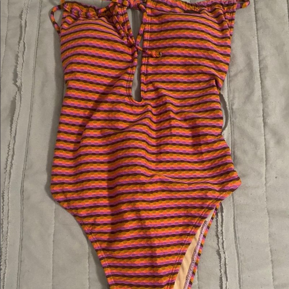 Cotton on one piece bathing suit
